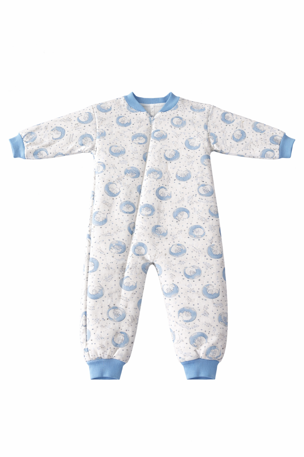 Bebek Uzun Kollu Fermuarlı Tulum – Pamuklu, Rahat ve Konforlu