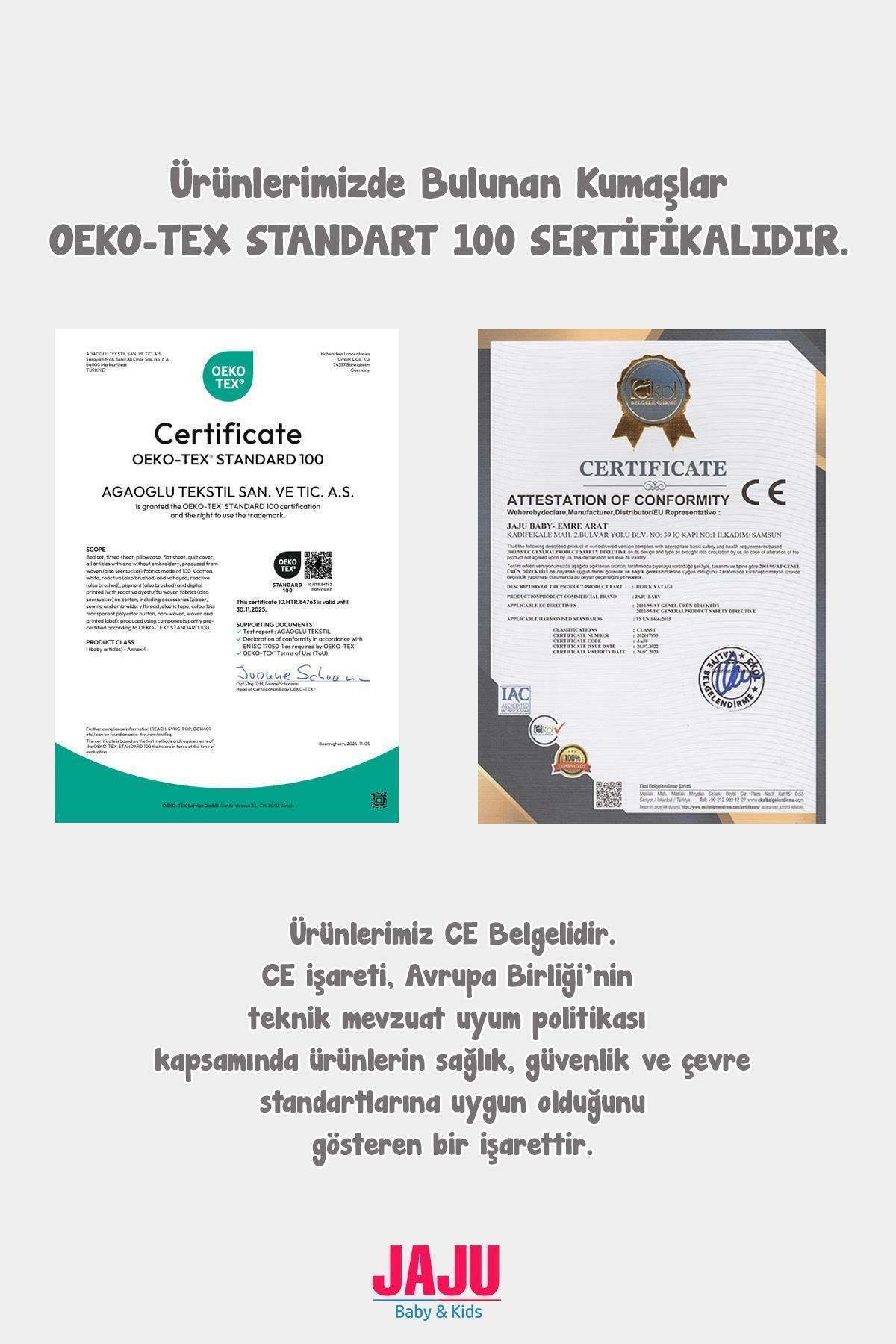 Gri Yıldız Beşik Kenar Koruyucu Beşik Kenar Koruma %100 Pamuk Kumaş