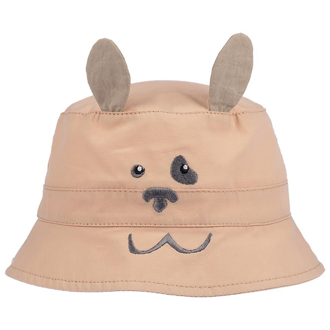 Jaju Baby 0-18 Aylık Erkek Bebek Bej Köpek Kulak  Fötr