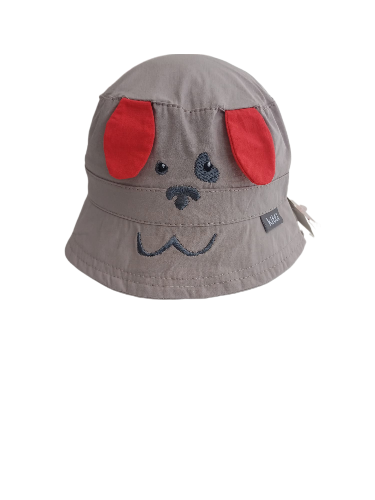 Jaju Baby 0-18 Aylık Erkek Bebek Gri  Köpek Kulak  Fötr Şapka