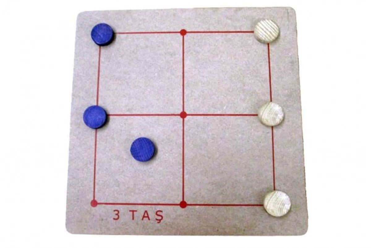 Jaju Baby 3 Taş / Dümen Strateji Zeka Gelişimi Oyunu