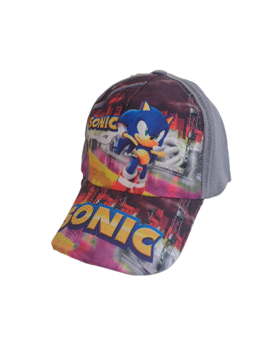Jaju Baby 4-8 Yaş Erkek Çocuk Süper Sonic Baskılı Şapka 