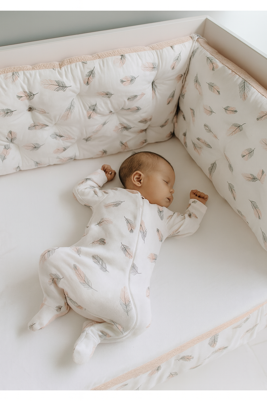 Jaju Baby (4 Kenar) Tüy Pudra Pembe Pike Kumaş Kenar Koruma Özel Ölçü