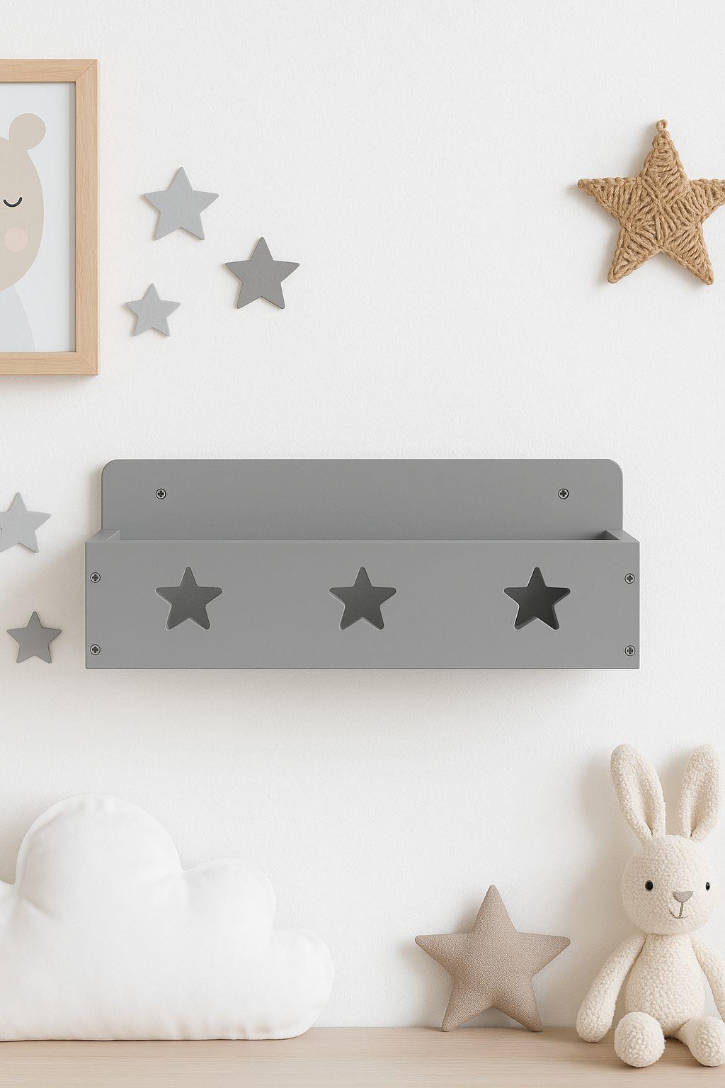 Jaju Baby 4'lü Siyah Beyaz Tepe Raf 4 Adet Set