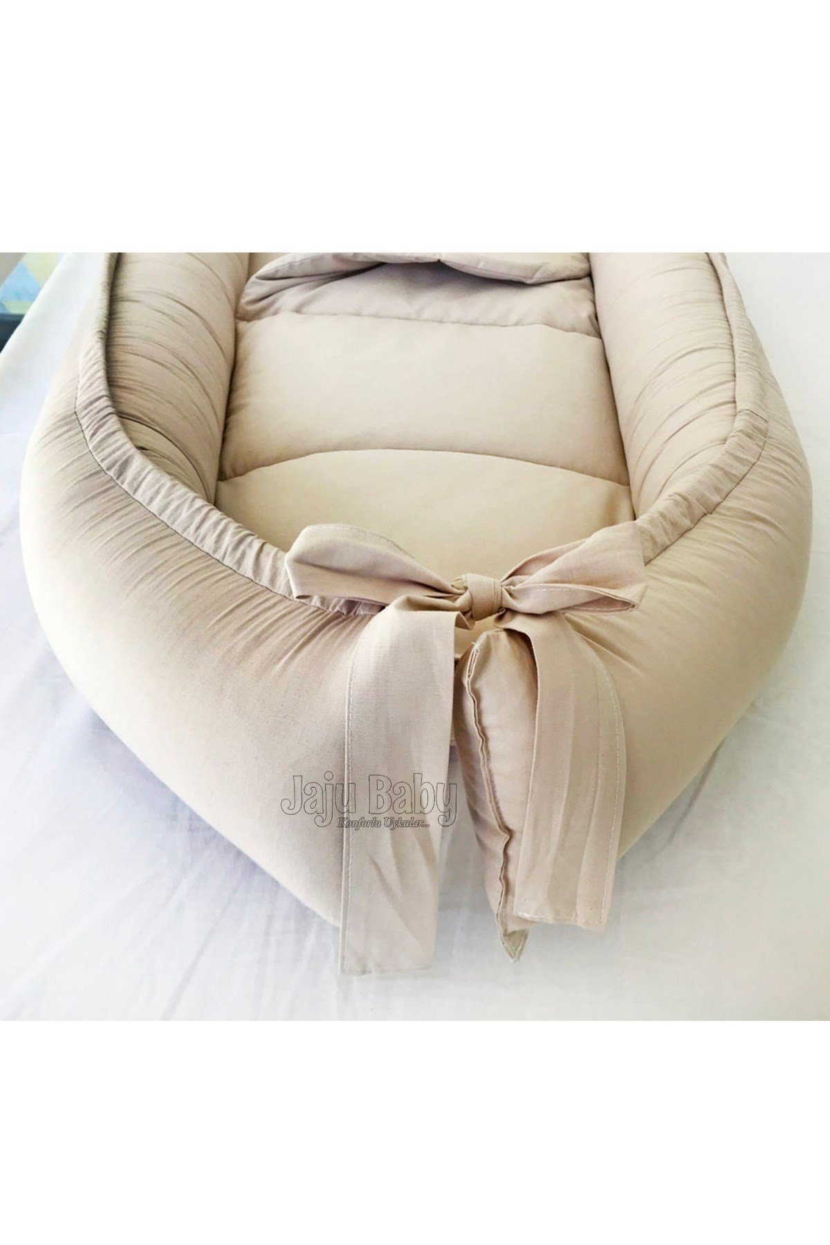 Jaju Baby Açık Kahve Tasarım Lüx Ortopedik Babynest