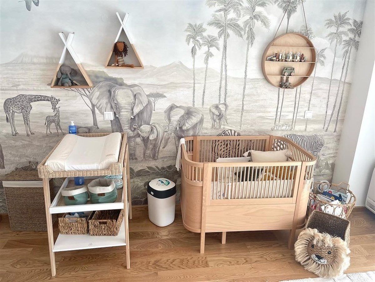 Jaju Baby Ahşap Büyüyen Beşik