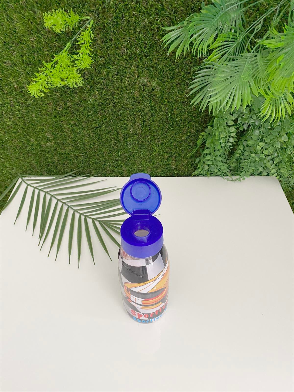 Jaju Baby Araba Desenli Renkli Su Matarası 500 Ml