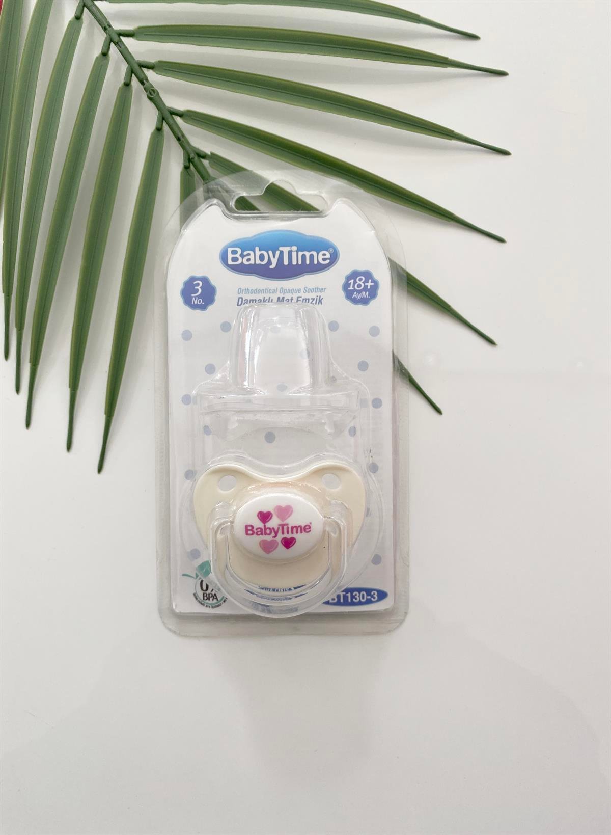 Jaju Baby Baby Time Damaklı Mat Emzik Koruma Kapaklı +18