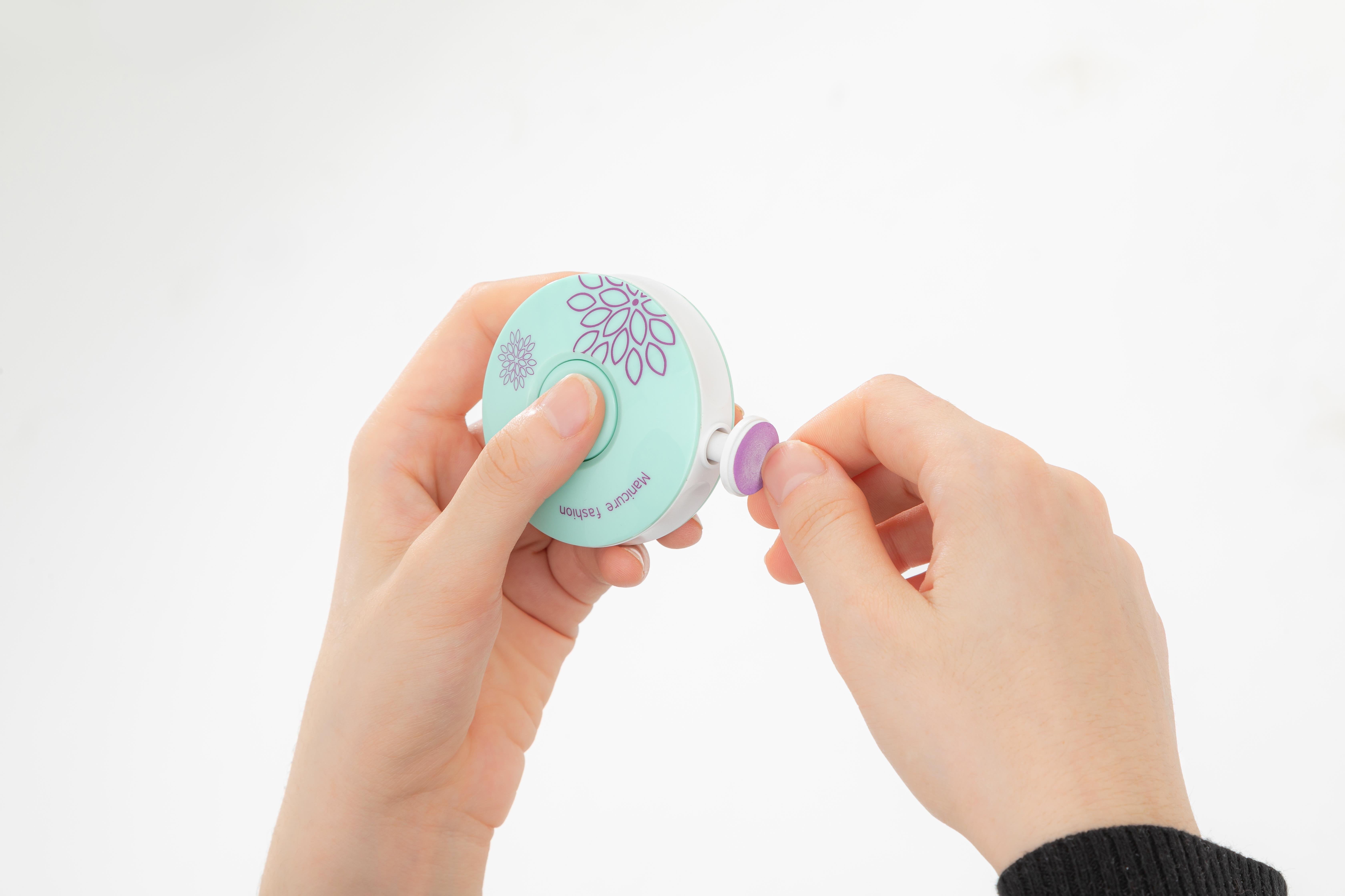 Jaju Baby Bebek Tırnak Törpüleyici Elektrikli Manikür Seti (6 Başlıklı)