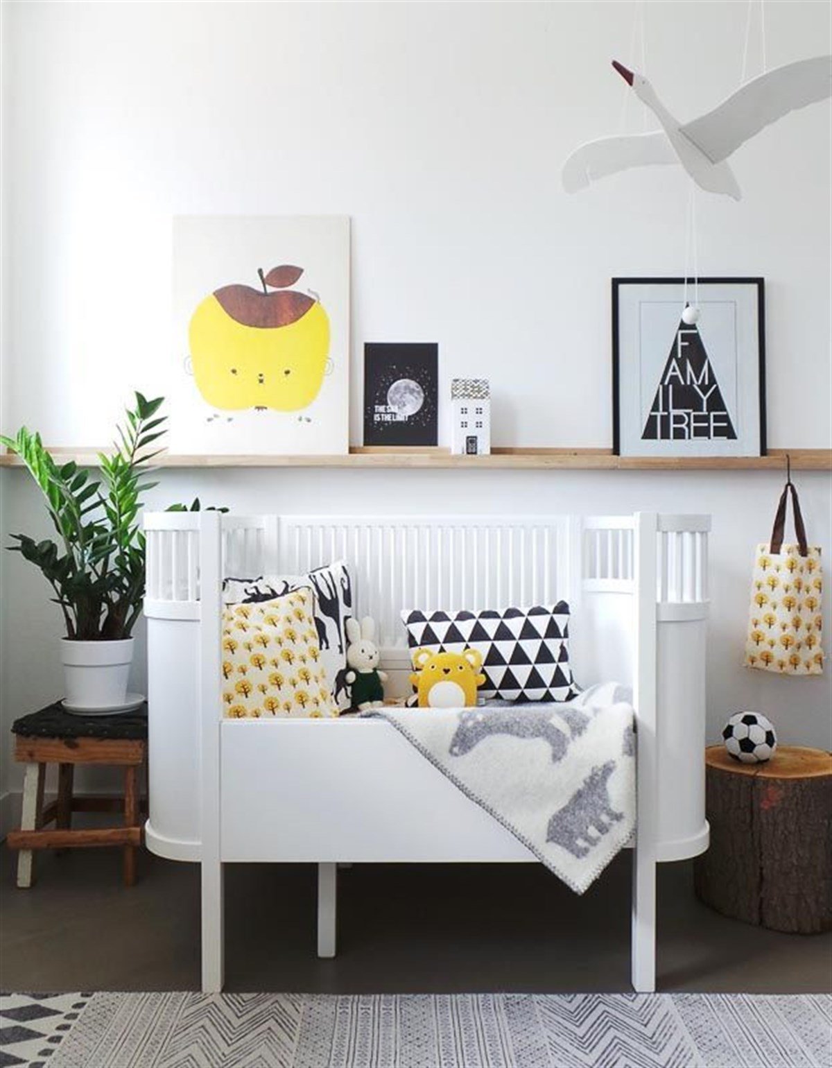 Jaju Baby Beyaz Büyüyen Beşik