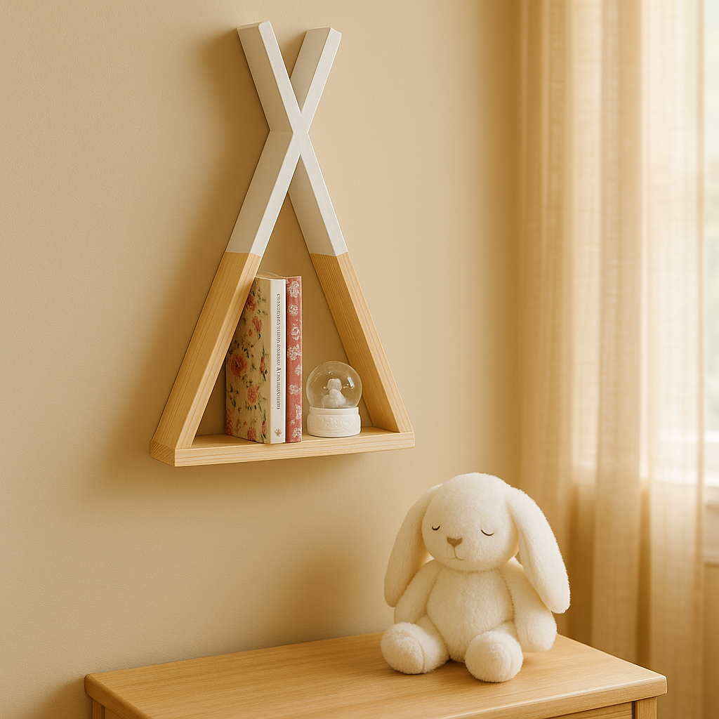 Jaju Baby Beyaz Çadır Tepe Raf