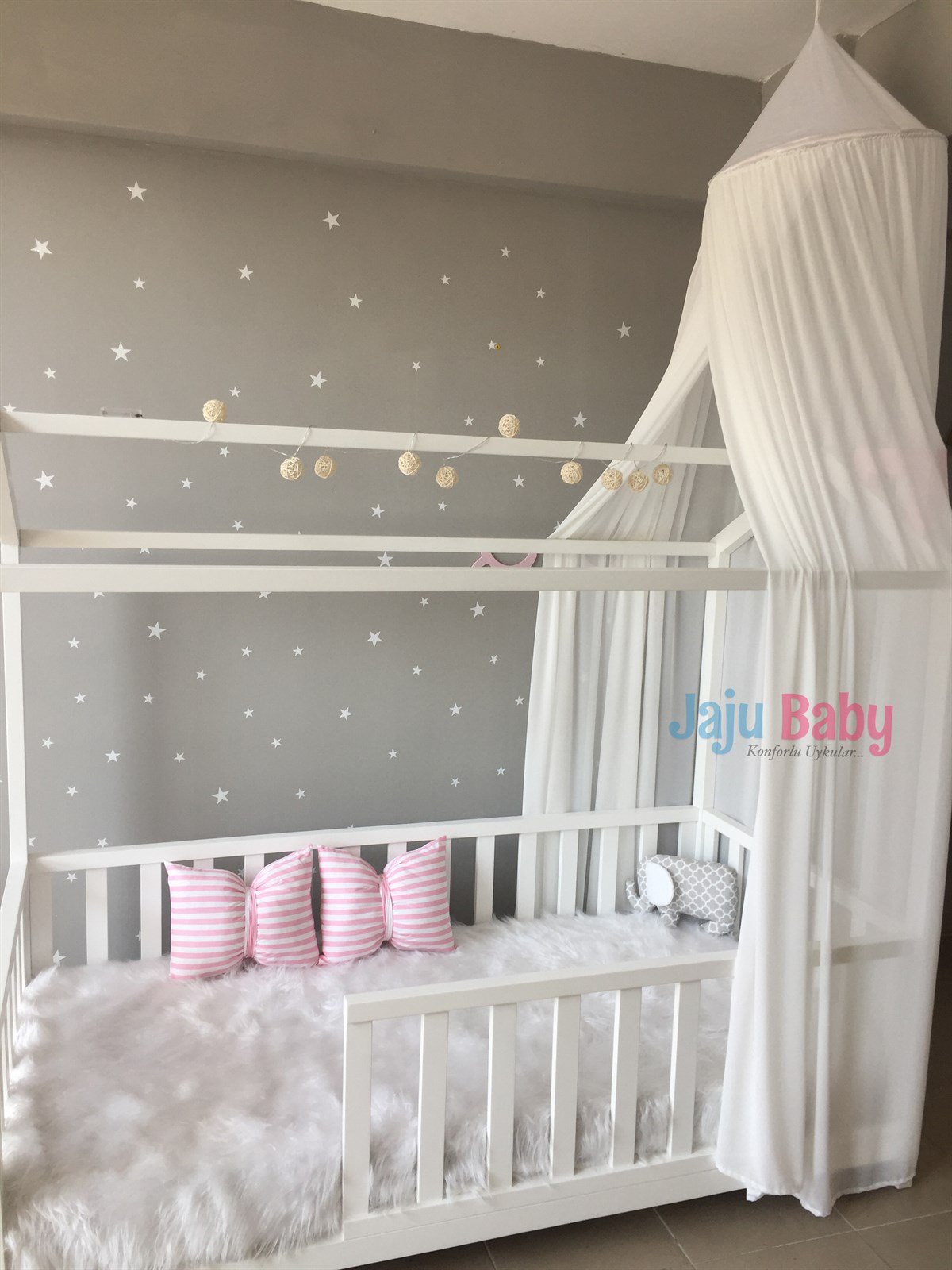 Jaju Baby Beyaz Cibinlik