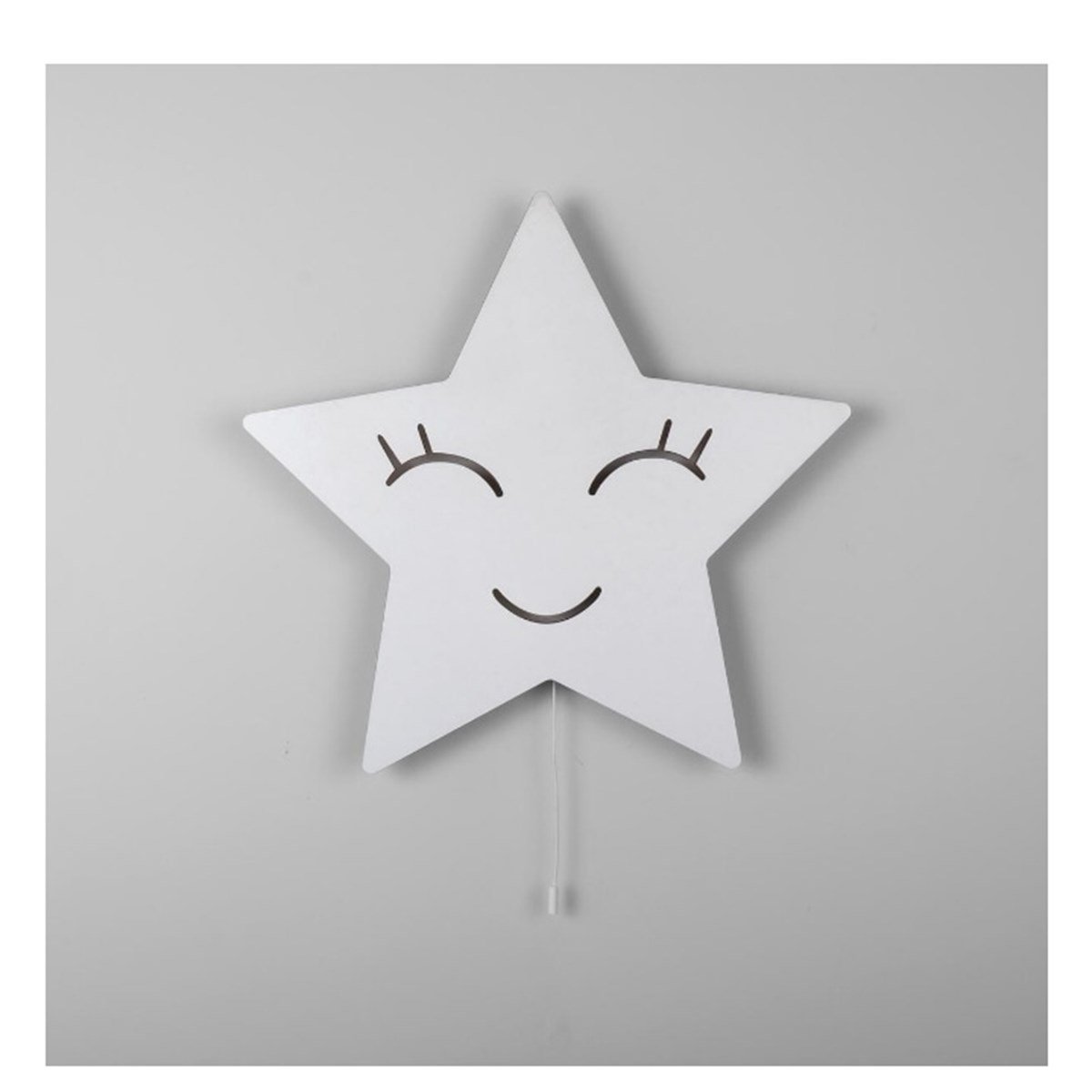 Jaju Baby Beyaz Yıldız Gece Lambası \ Aydınlatma