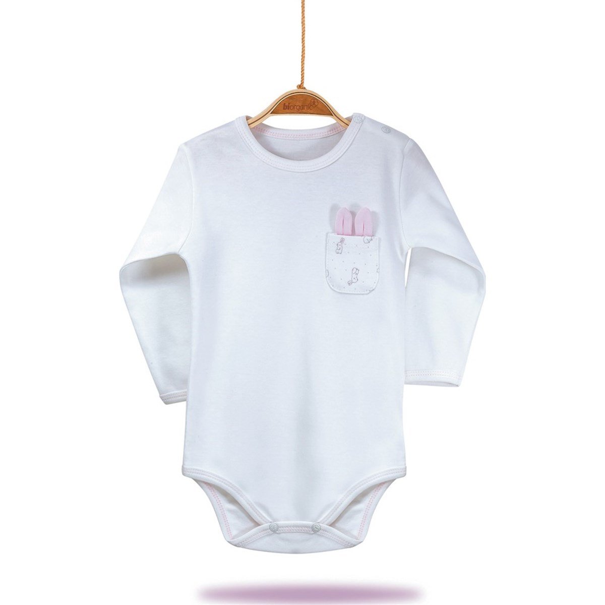 Jaju Baby Biorganic Rabbit Girl Pembe Yaş Badi