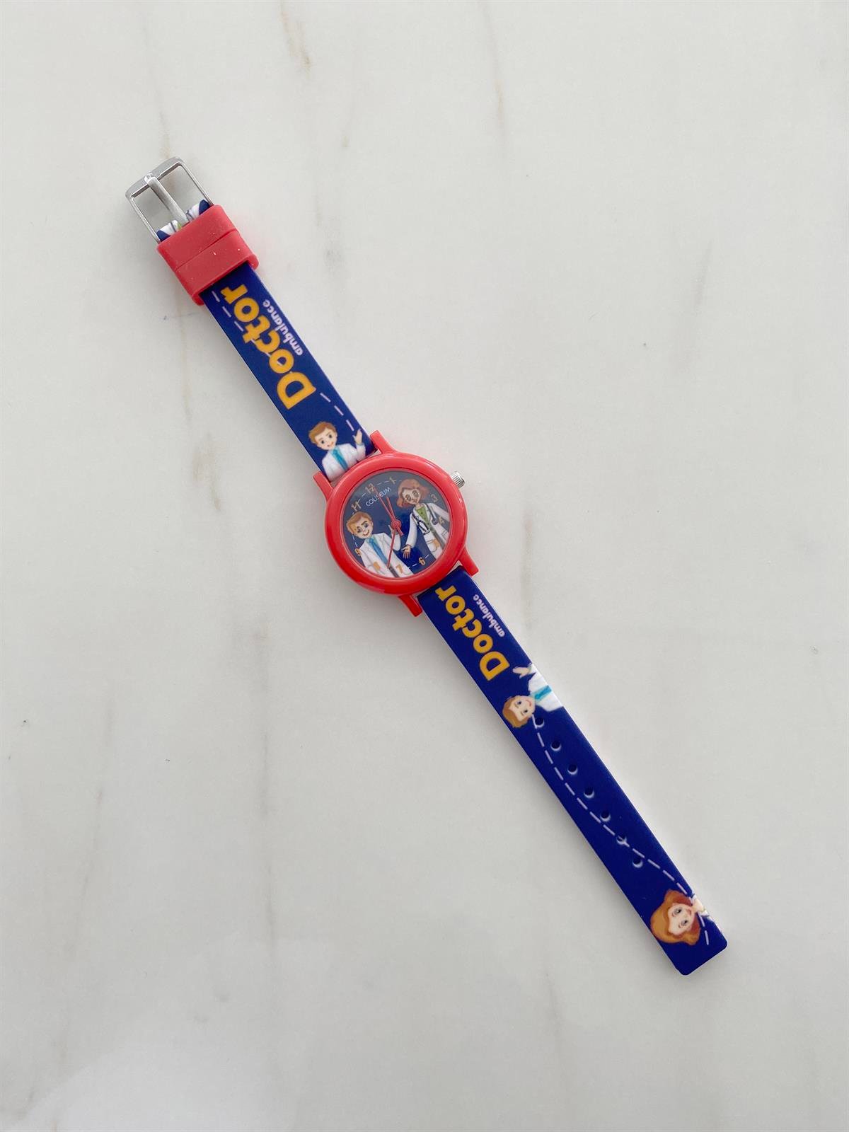 Jaju Baby Coliseum Lacivert Doctor Yazılı Çocuk Kol Saati