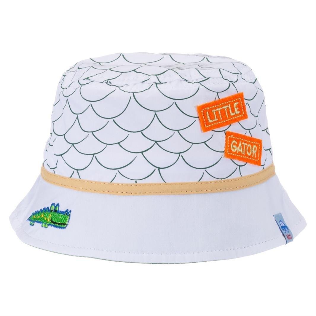 Jaju Baby Erkek Çocuk 1-3 Yaş Beyaz Renk Little Gator Yazılı Fötr Şapka
