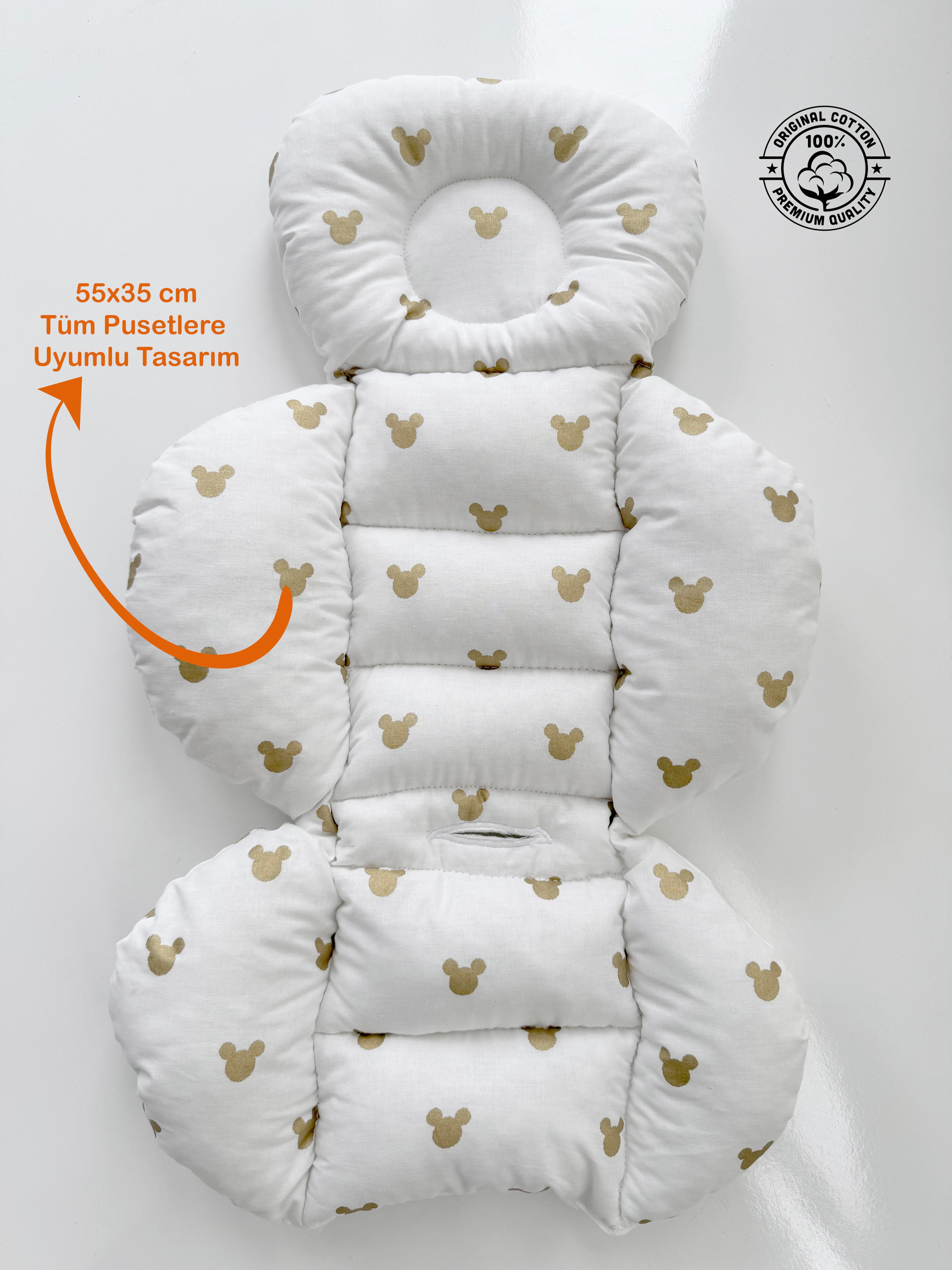 Jaju Baby Gold Micky Puset Minderi Oto Koltuğu 55x35 cm