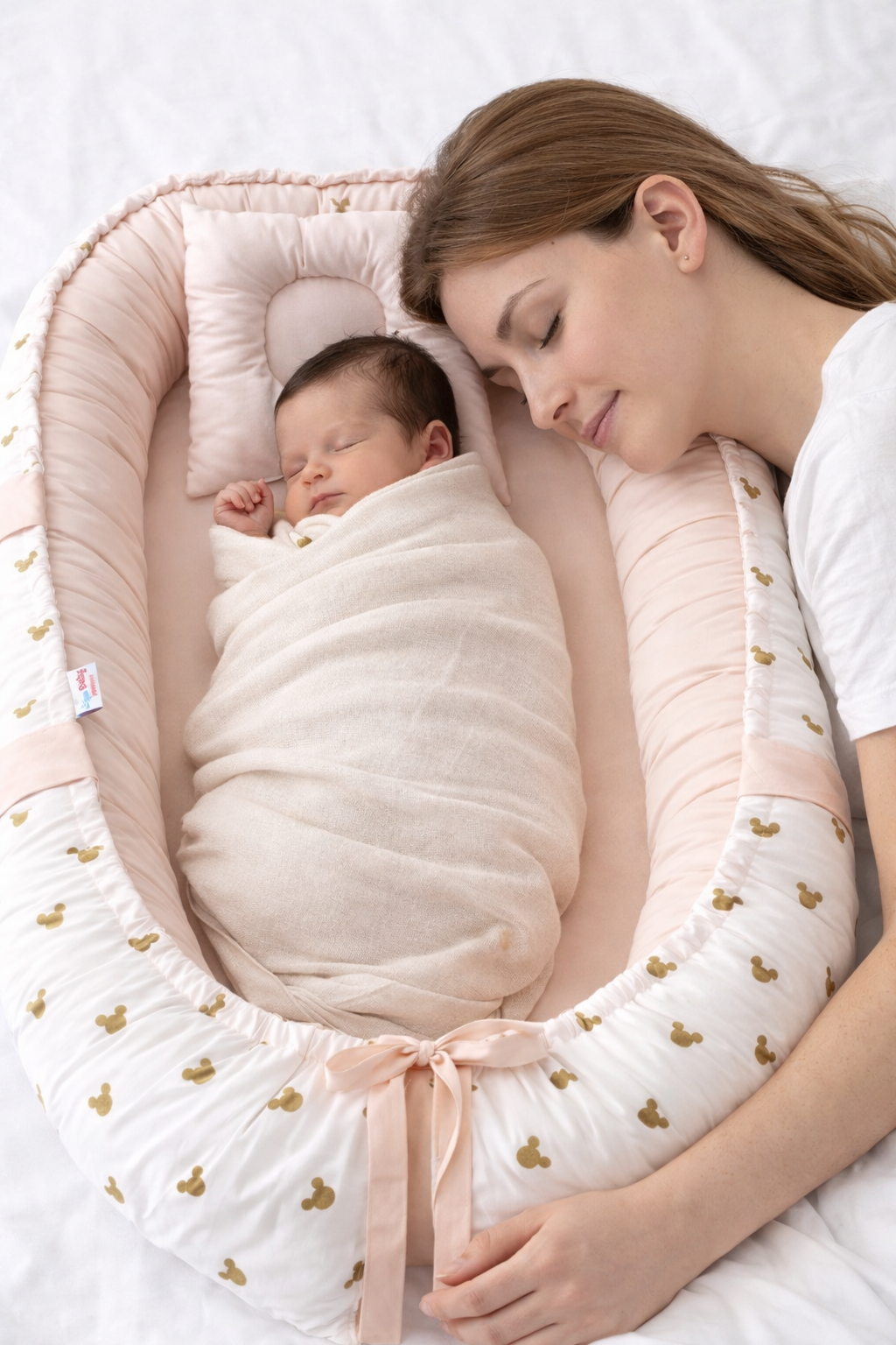 Jaju Baby Gold Tasarım Somon Lüx Tasarım Babynest