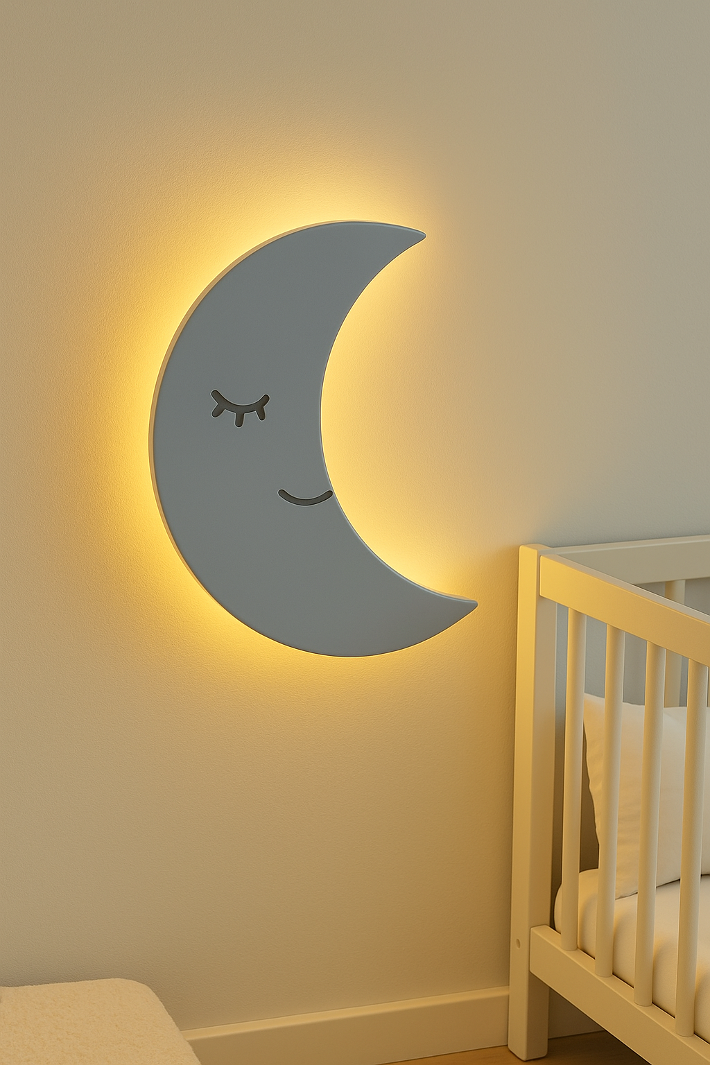 Jaju Baby Gri Ay Dede Gece Lambası \ Aydınlatma