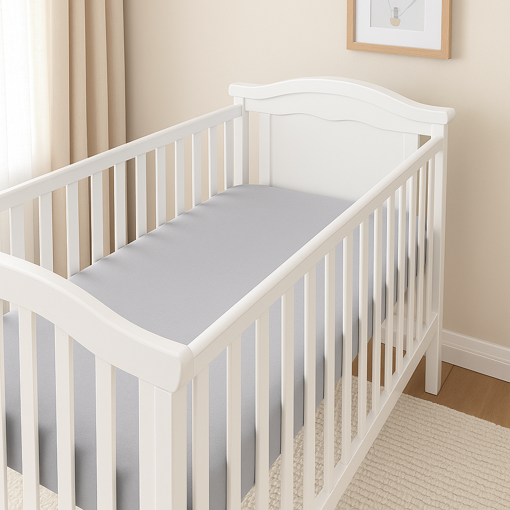 Jaju Baby Gri Lastikli Bebek Çarşaf