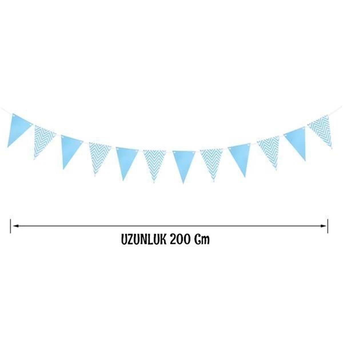 Jaju Baby Gri ve Pembe Zikzaklı Bebek/Çocuk Odası Flama