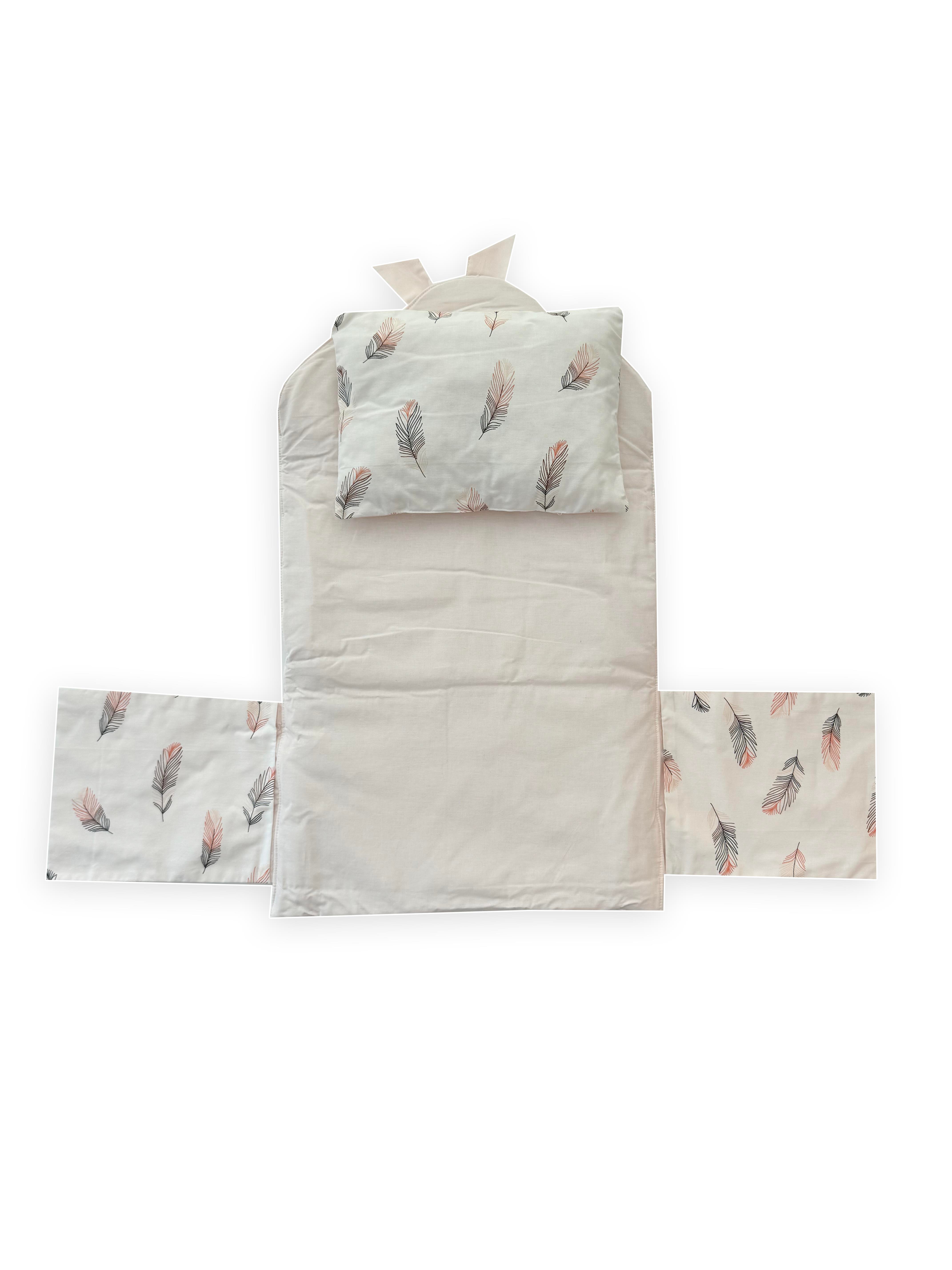 Jaju Baby Gri Zikzaklı Altaçma Minderi - Alt Değiştirme