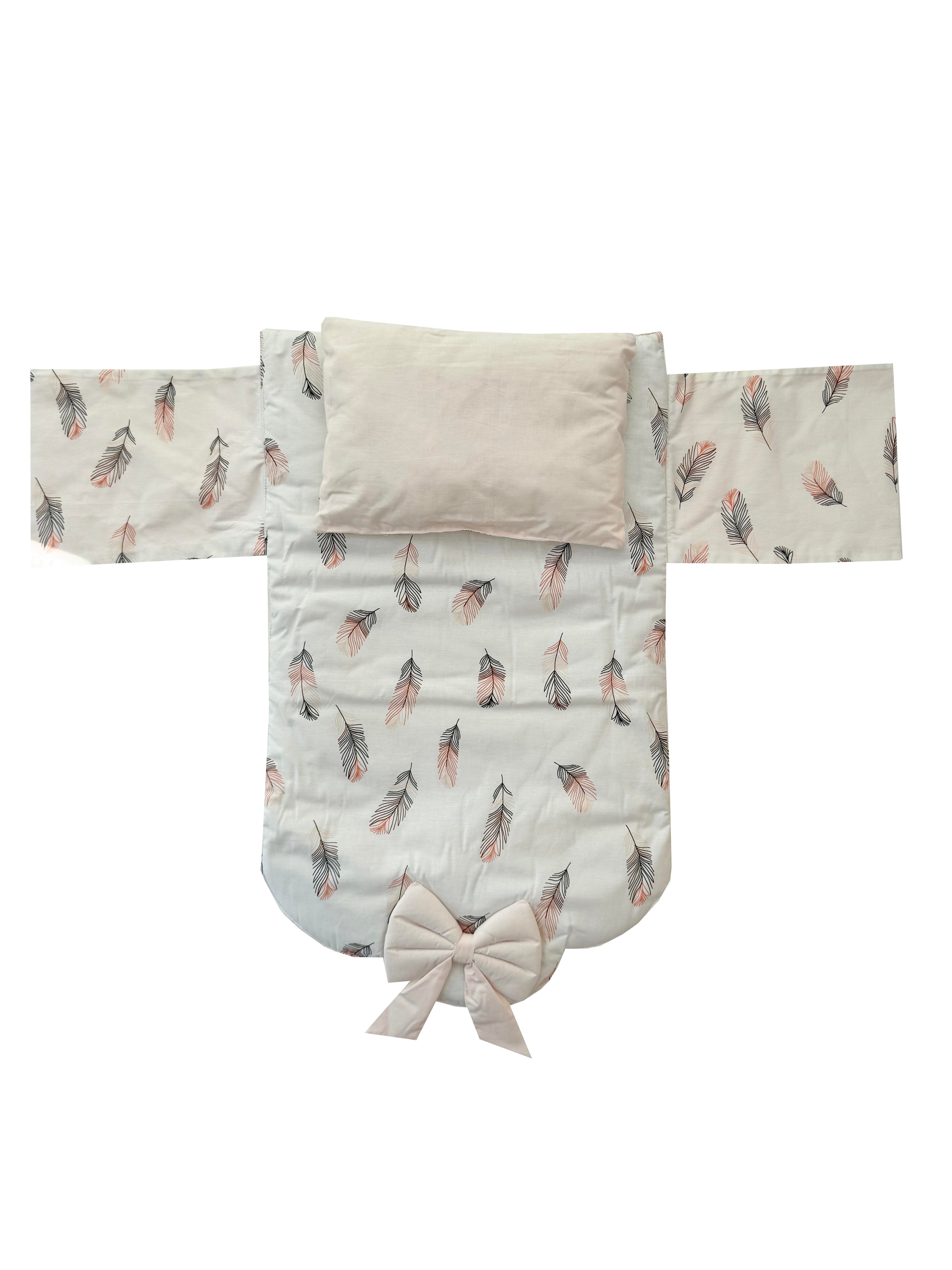 Jaju Baby Gri Zikzaklı Altaçma Minderi - Alt Değiştirme