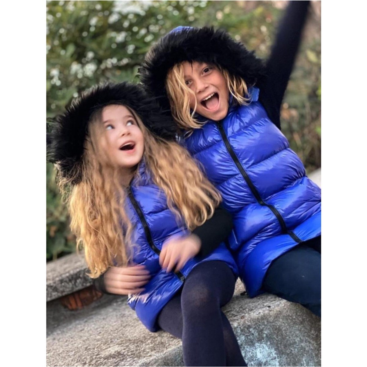 Jaju Baby Hilal Akıncı Kids Unisex Mavi Kürklü Şişme Yelek Mavi