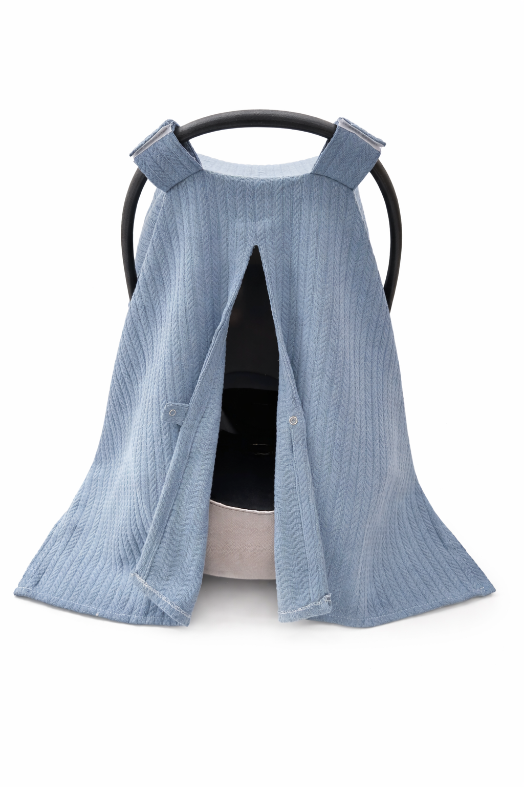 Jaju Baby İndigo Tek Kat Örgü Puset Örtüsü