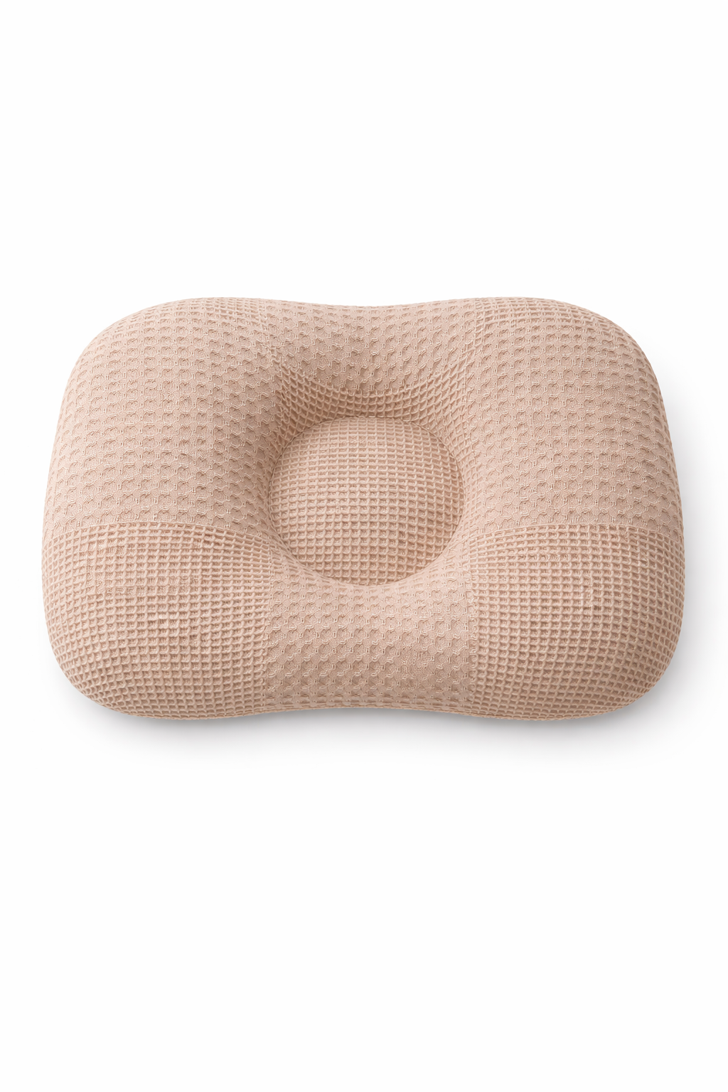 Jaju Baby Kahve Waffle Düz Kafa Yastığı Bebek Kafa Şekillendirici Yastık Bebek Yastığı Düz Kafa Sendorumu Önleyici Yastık