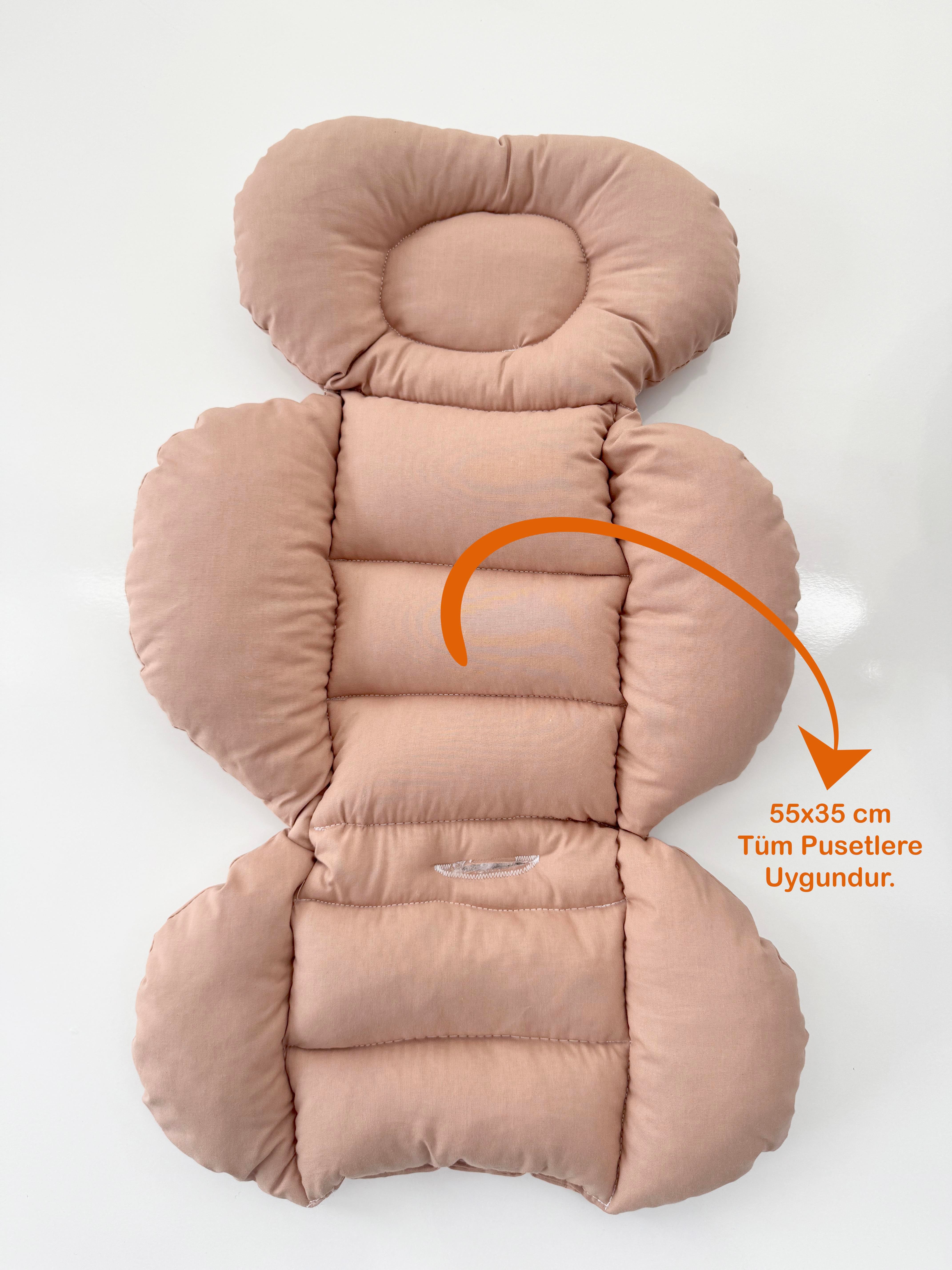 Jaju Baby Kahverengi Oto Koltuğu Minderi - Puset Minderi