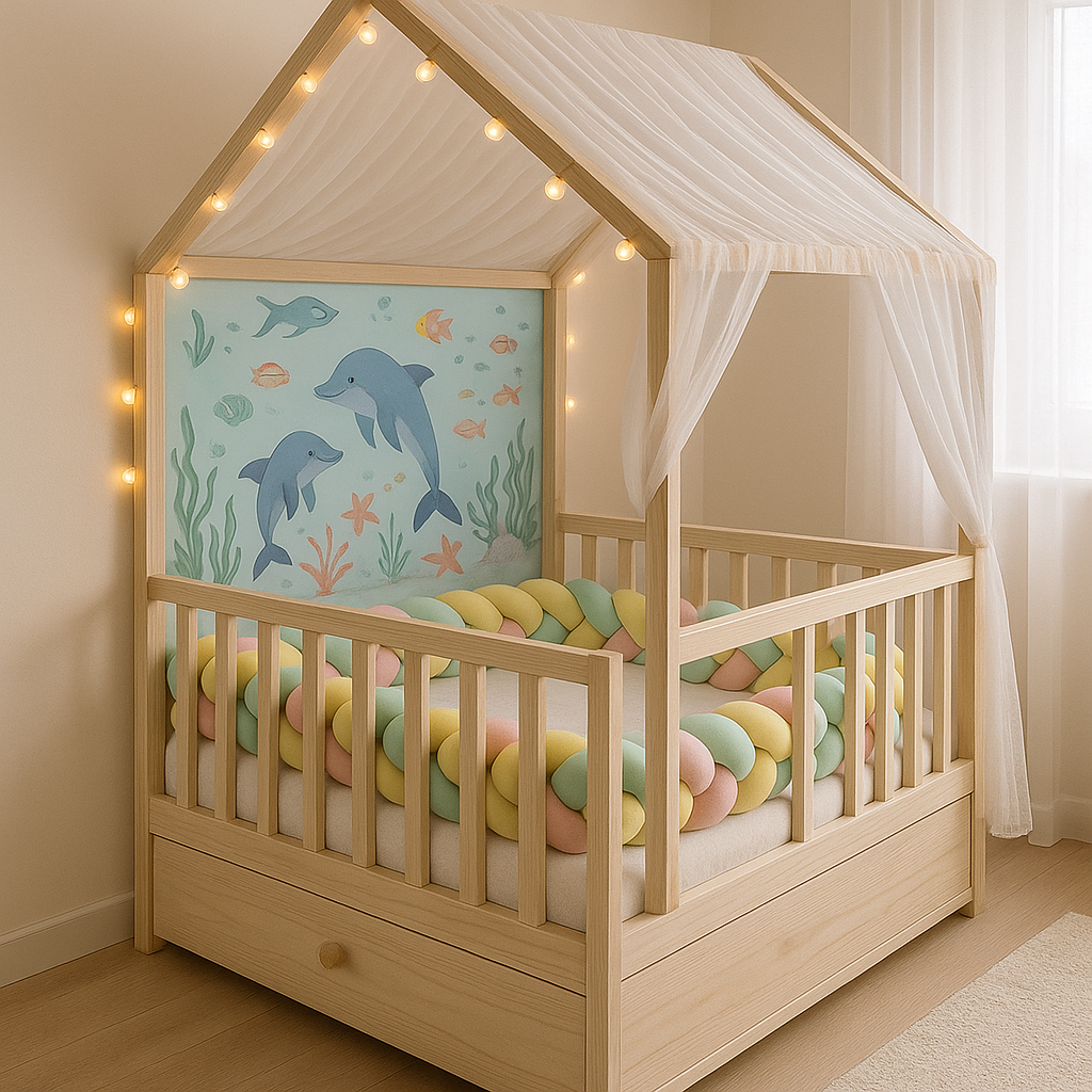 Jaju Baby Karışık 3 Renk Örgü Koruma Özel Tasarım