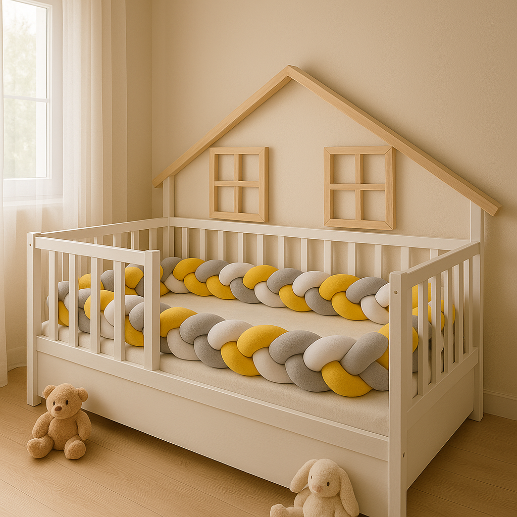 Jaju Baby Karışık Renk 3 Örgü Koruma Özel Tasarım