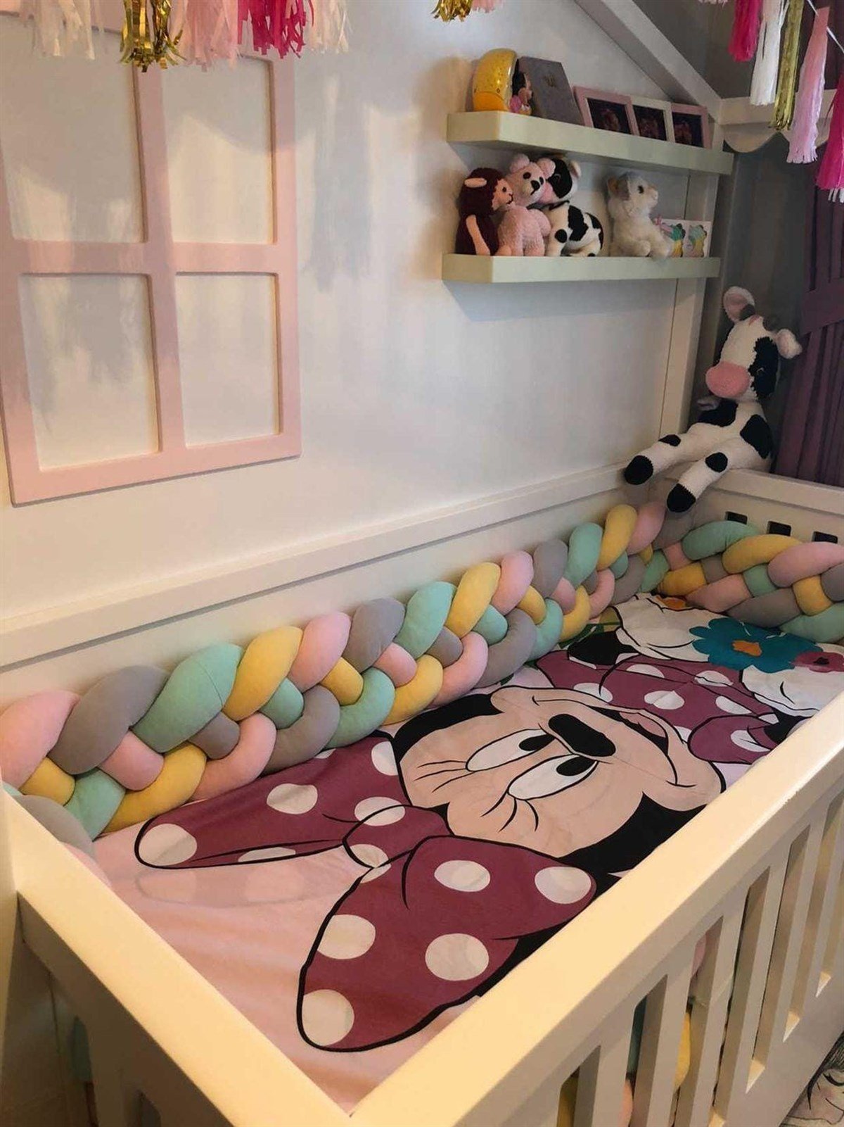 Jaju Baby Karışık Renkli 4 Örgü Koruma Özel Tasarım