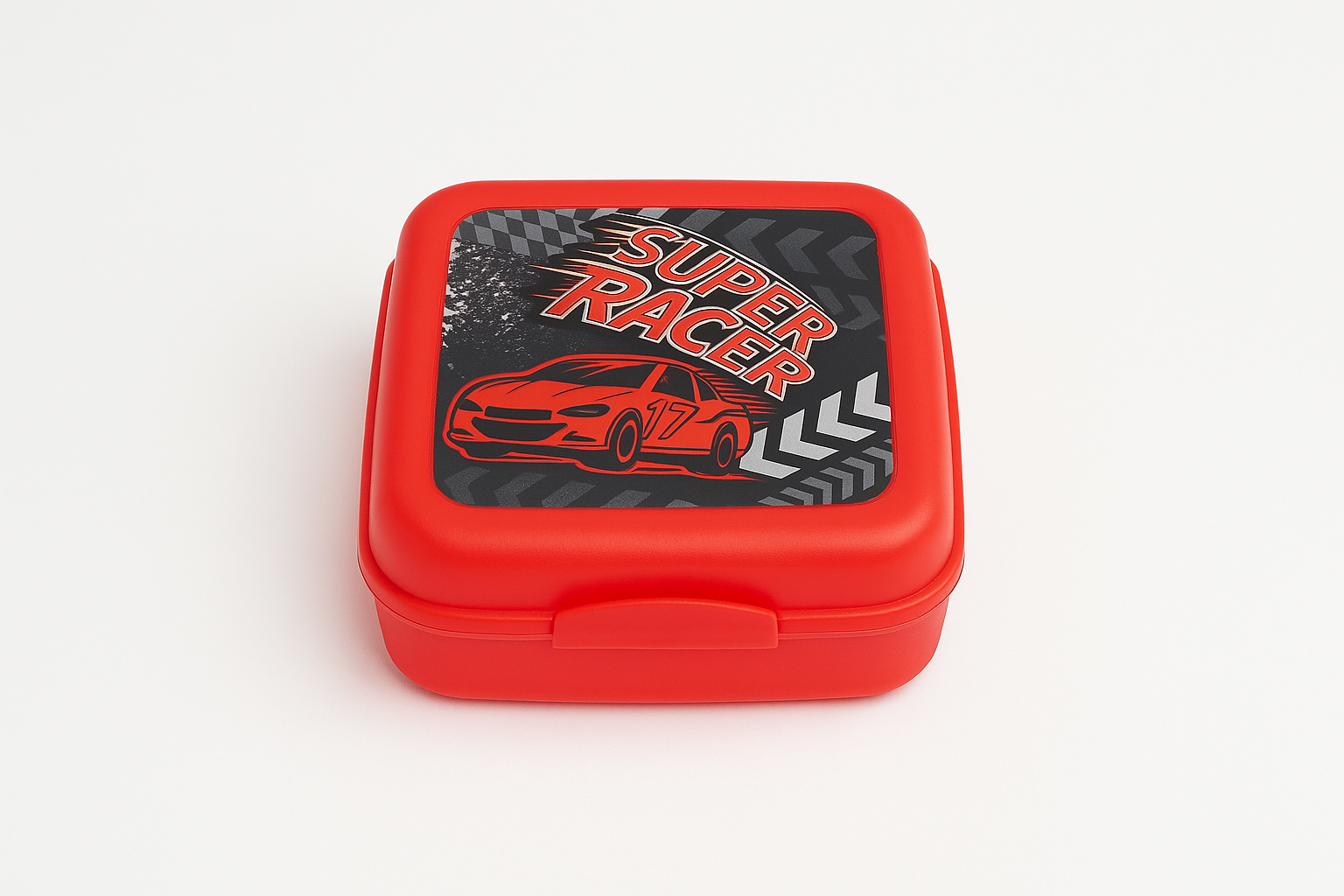 Jaju Baby Kırmızı Araba Resimli Beslenme Ve Sandviç Kutusu