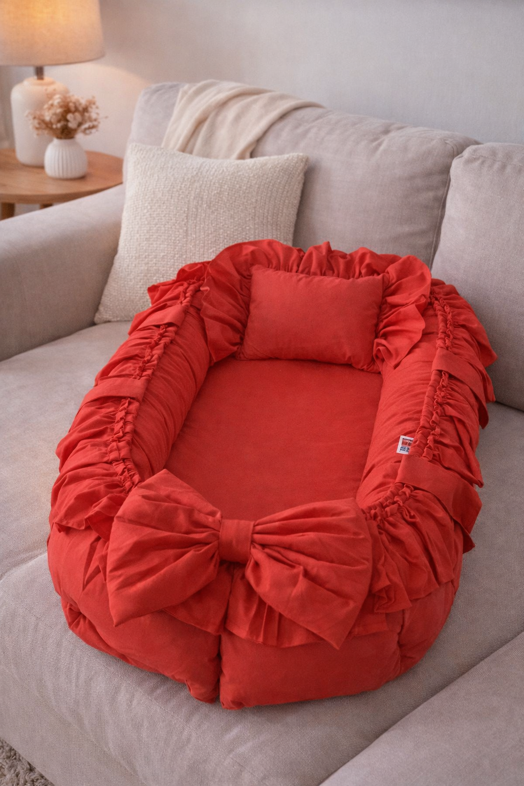 Jaju Baby Kırmızı Lüx Tasarım Babynest