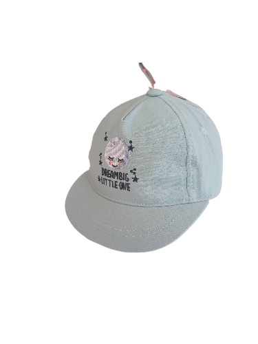 Jaju Baby Kitti 0-18 Ay Mint Yazı Desenli Bebek Şapka