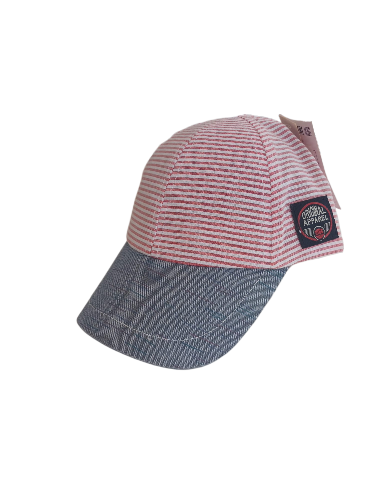 Jaju Baby Kitti 1-3 Yaş Pembe Çizgili Çocuk Şapka