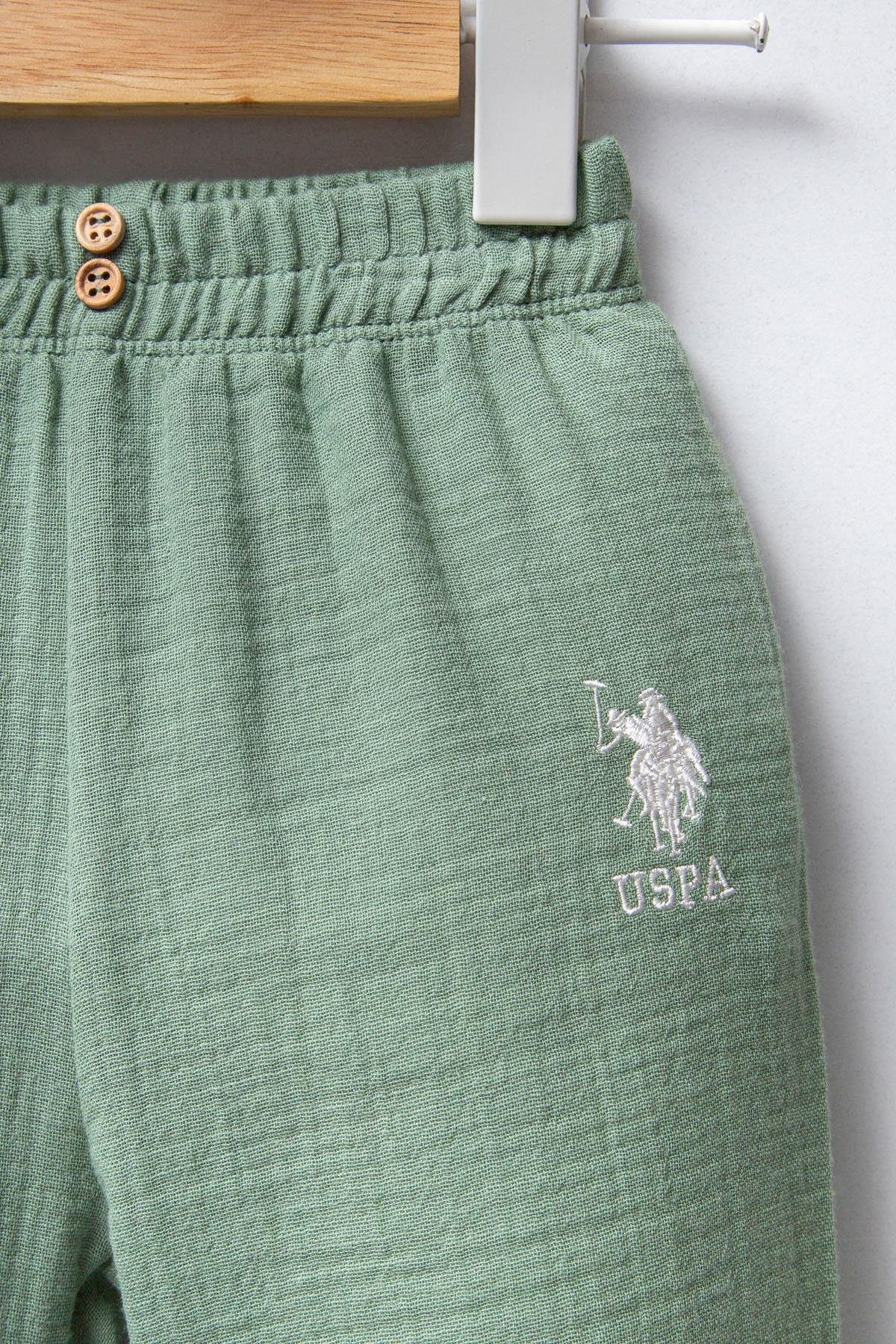 Jaju Baby Kız Bebek  Yeşil ROCCO - Müslin - 2 li Takım