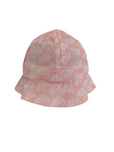 Jaju Baby Kız  Çocuk 0-18 Ay Somon Gökkuşak   Desenli  Fötr