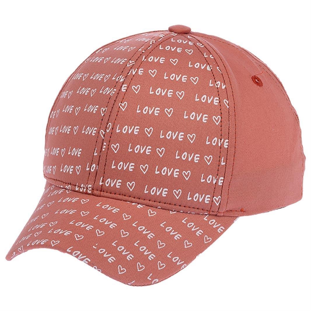 Jaju Baby Love Baskili Somon  4-8 Yaş Kiz Çocuk Şapka