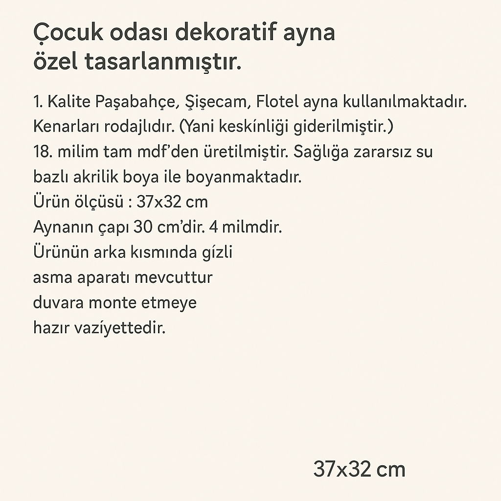 Jaju Baby Mavi Kedi Ayna / Aksesuar