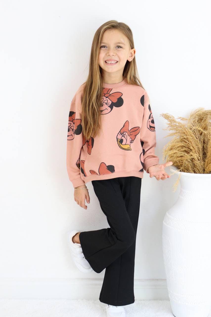 Jaju Baby Mickey İspanyol Paça Alt - Üst Takım