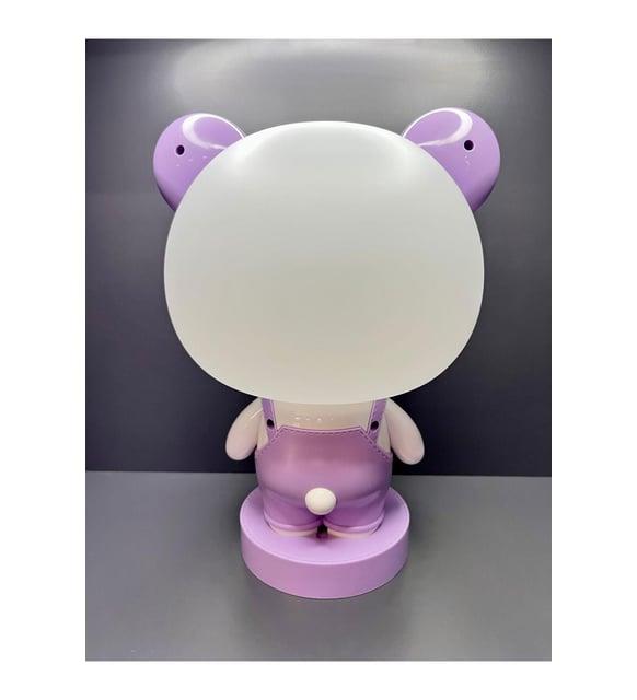 Jaju Baby Mor Köpek Model 3 Kademe Led Işık Çocuk Masa Gece Lambası
