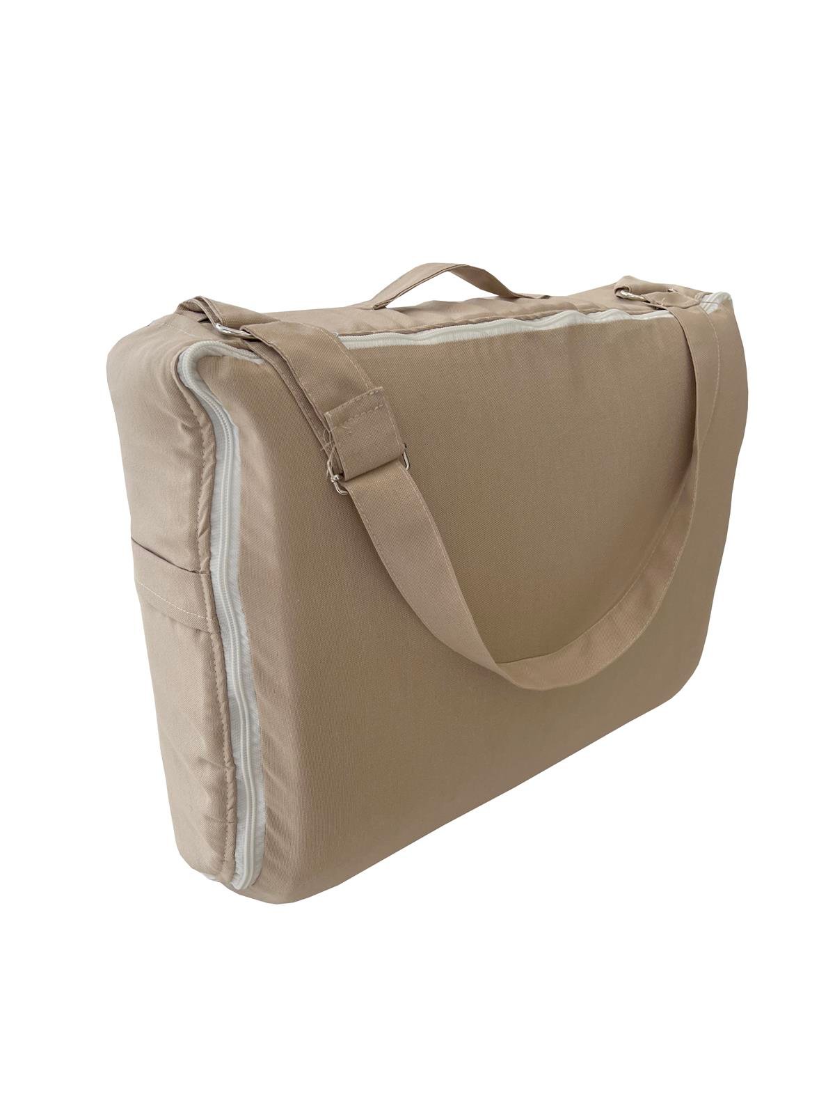 Jaju Baby Nest Kahve Duck Dağ Desenli Çantalı Babynest Bebek Çantası Taşınabilir Anne Yanı Yatağı