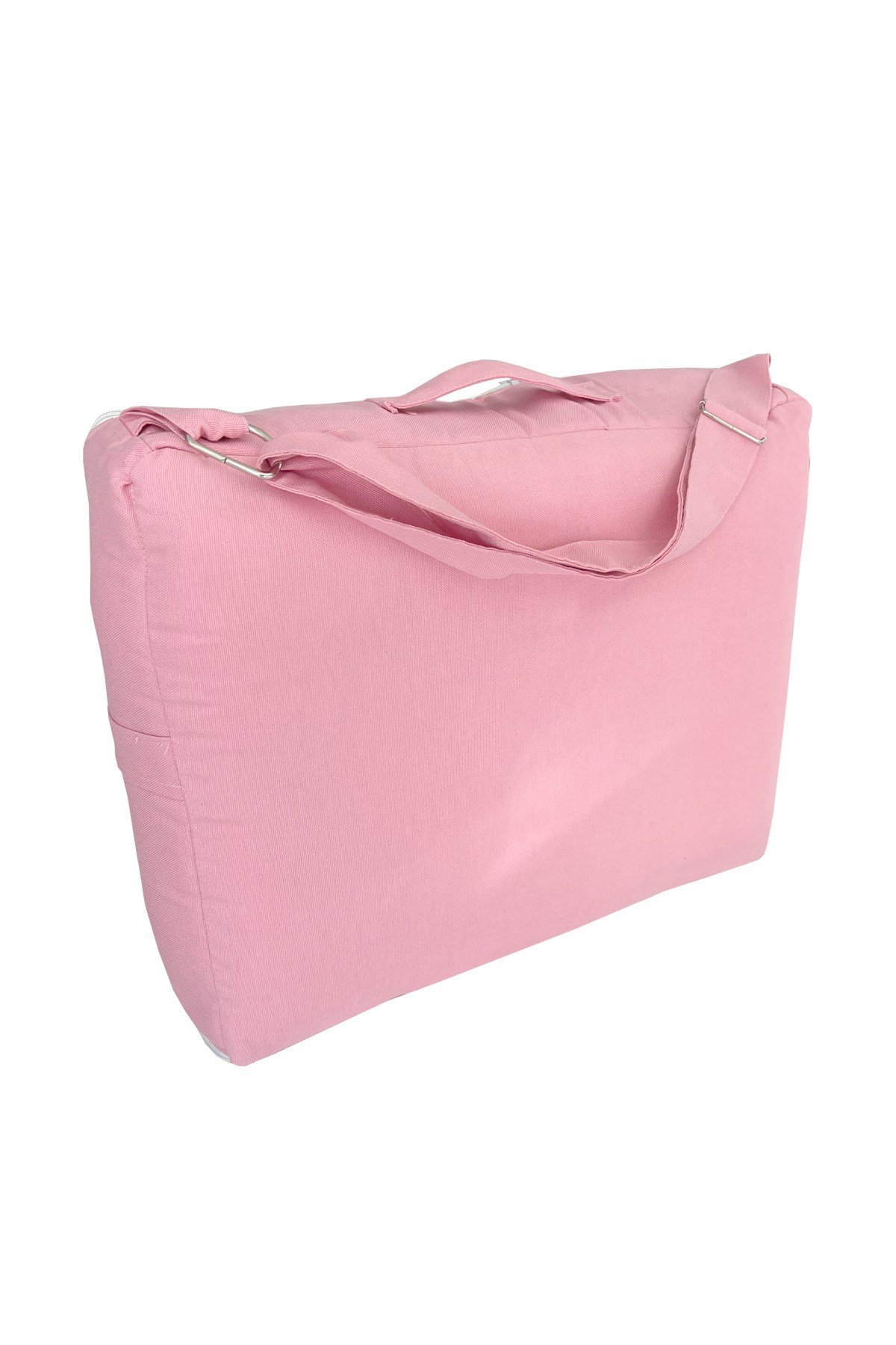 Jaju Baby Nest Pembe Orman Desenli Çantalı Babynest Bebek Çantası Taşınabilir Anne Yanı Yatağı