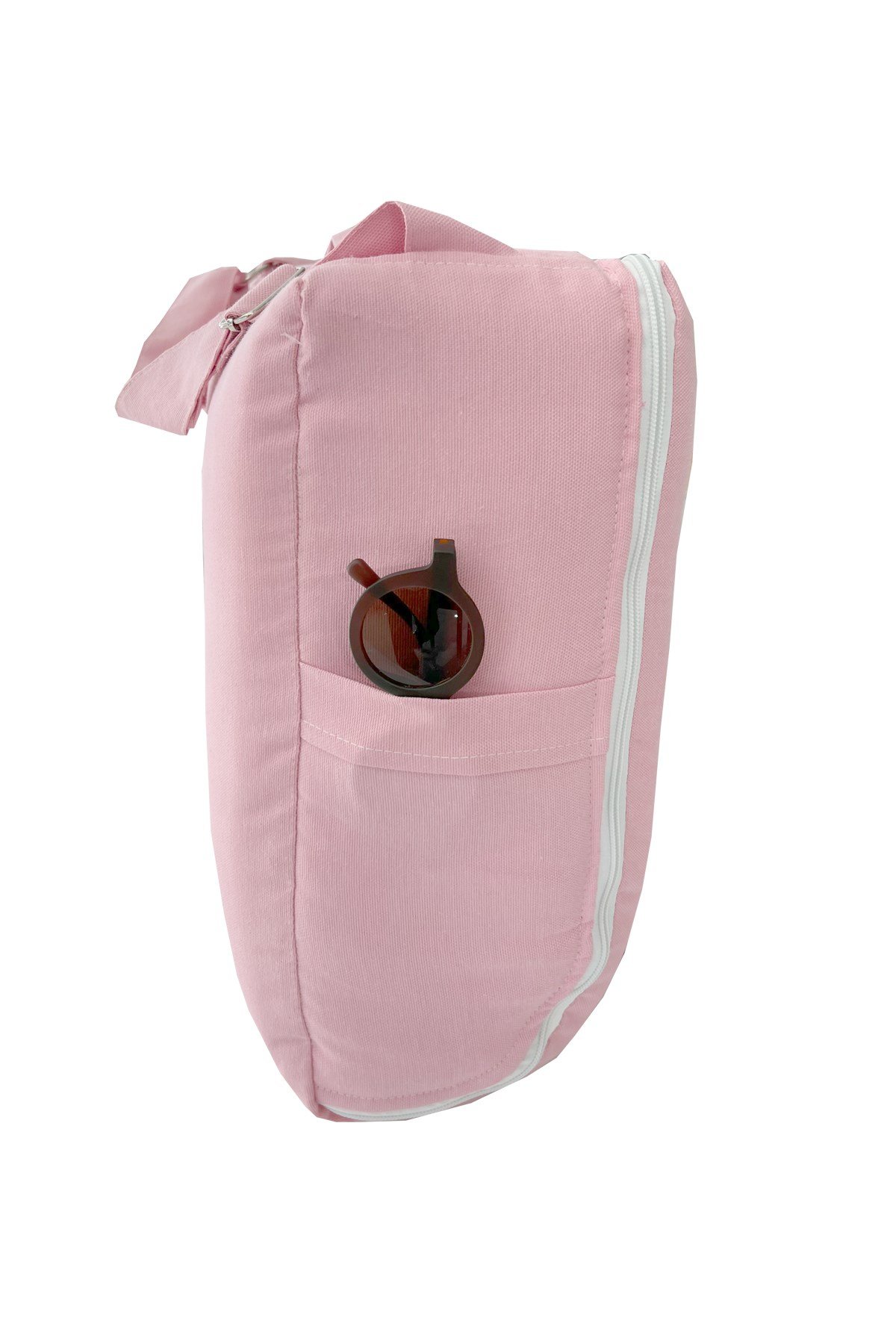 Jaju Baby Nest Pembe Orman Desenli Çantalı Babynest Bebek Çantası Taşınabilir Anne Yanı Yatağı