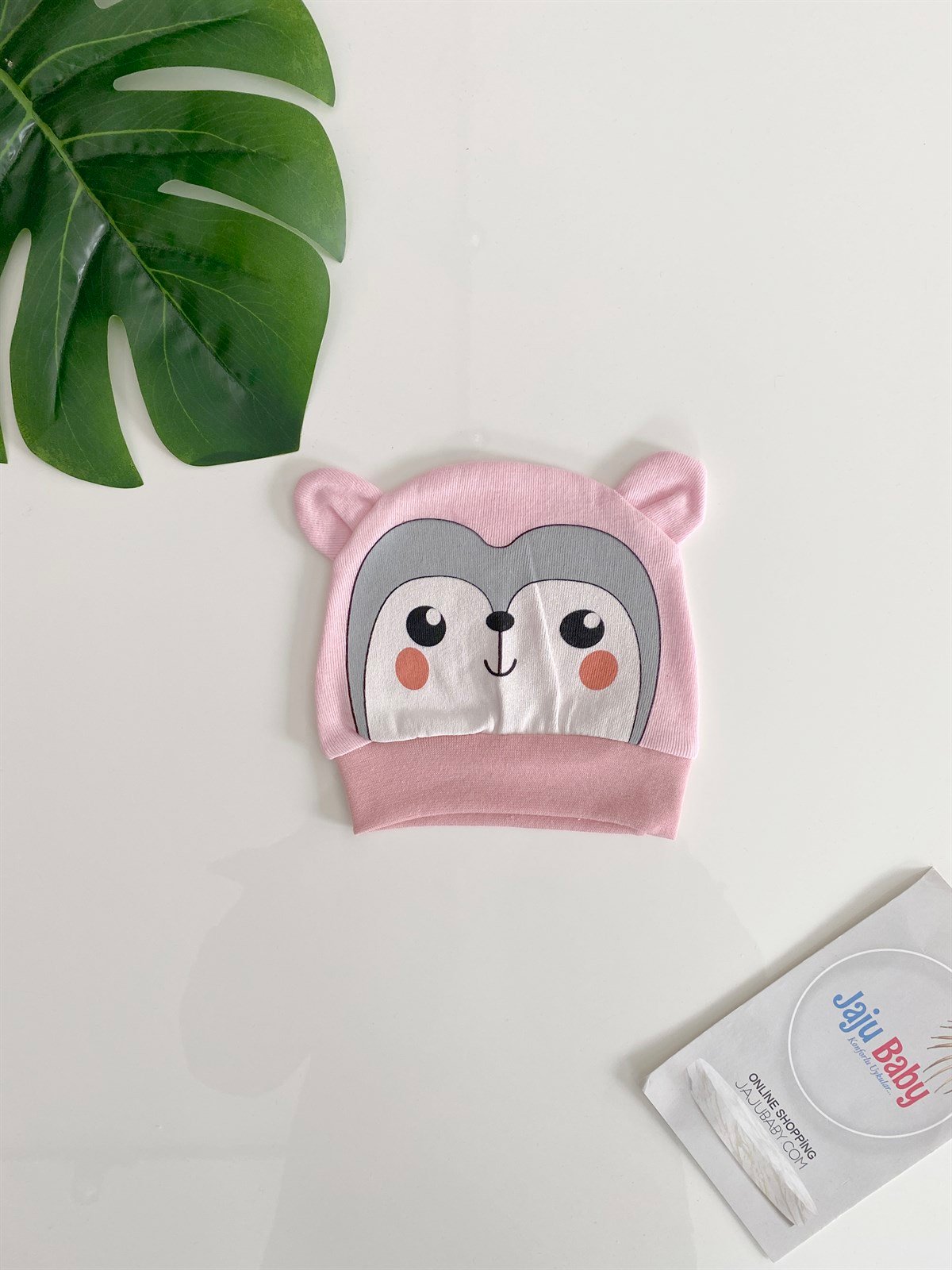 Jaju Baby Pembe Renk Ayıcıklı 1-18 Ay Bere