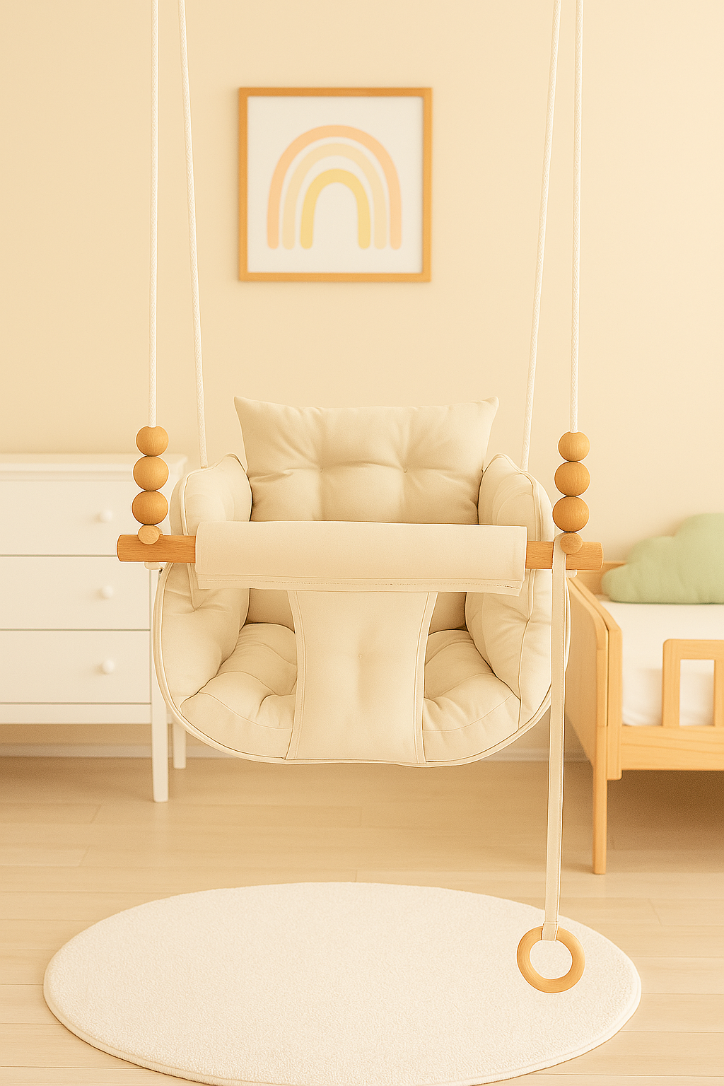 Jaju Baby Pofuduk Krem Salıncak