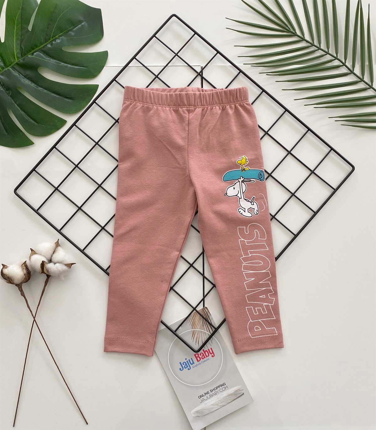 Jaju Baby Pudra Peantus Baskılı Tayt